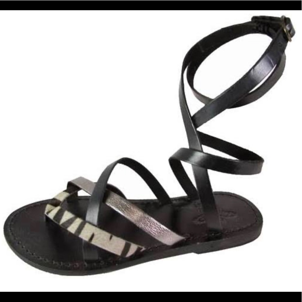 NIB Freebird by Steven Baja Leather Sandals Sz 10
